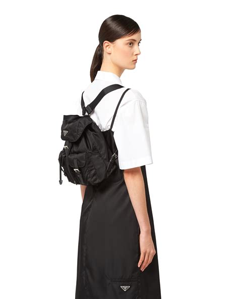 mini black prada backpack|prada nylon backpack small.